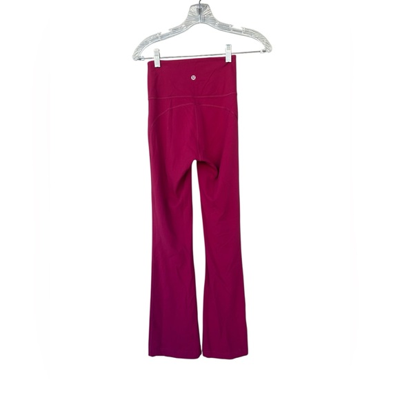 Lululemon Groove Nulu Super-High-Rise Flared Pant Regular - Size 2 -Pomegranate - Picture 9 of 14